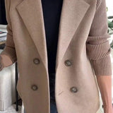 Camryn™ Elegant Knit-Sleeve Blazer