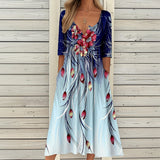Bella | Vintage Dress with Floral Print