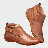 Orthopedic Leather Ankle Boots