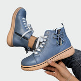 Ankle High Leather Orthopedic Boots