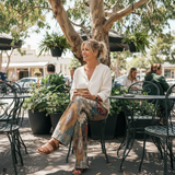 Francesca™ - Pantalon à Motif Boho Rétro