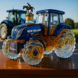 Classic House Whisky Shaped Like a New Holland T7 Tractor