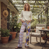 Valeria™ - Pantalon large à imprimé artistique boho