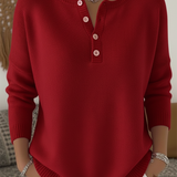 Monica Classic Button Knit Sweater
