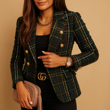 Rive | Women's Striped Double-Breasted Blazer