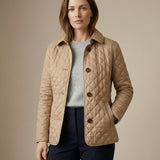 Olive™ Quilted Button-Up Jacket