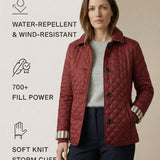 Olive™ Quilted Button-Up Jacket