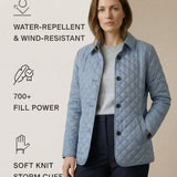 Olive™ Quilted Button-Up Jacket