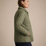 Olive™ Quilted Button-Up Jacket