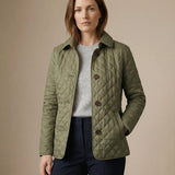Olive™ Quilted Button-Up Jacket