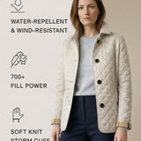 Olive™ Quilted Button-Up Jacket