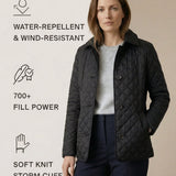 Olive™ Quilted Button-Up Jacket