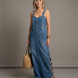 Harper | Denim Jumpsuit with Elastic Waist
