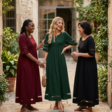 Aubrey | Flattering Tummy-Smoothing Midi Dress