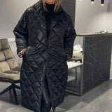 Briar™ Diamond Quilted Long Coat