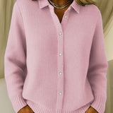 Amari Classic Waffle Knit Cardigan