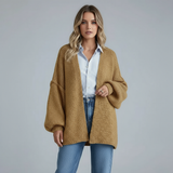 The Oversized Cardie | Relaxed Knit Cardigan