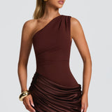 Lara & Anne | One Shoulder Maxi Dress
