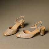 Authentic Leather Heels Valery