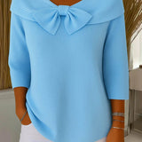 Giana Elegant Bow Knit Jumper