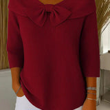 Giana Elegant Bow Knit Jumper
