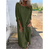 Cotton Linen Dress Pants Two-Piece Set