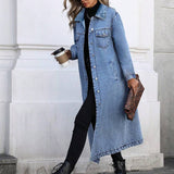 Marisol | Stylish Long Denim Jacket