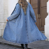 Marisol | Stylish Long Denim Jacket
