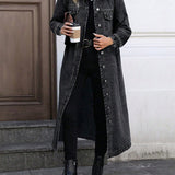 Marisol | Stylish Long Denim Jacket