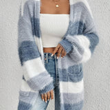 Iris | Colour-Block Knit Cardigan