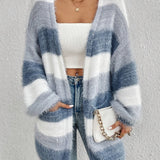 Iris | Colour-Block Knit Cardigan