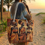 Artisan Beach Tote | Melanin Queens Shine