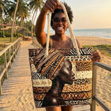 Artisan Beach Tote | Melanin Majesty
