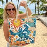 Warm Halo Handmade Beach Tote